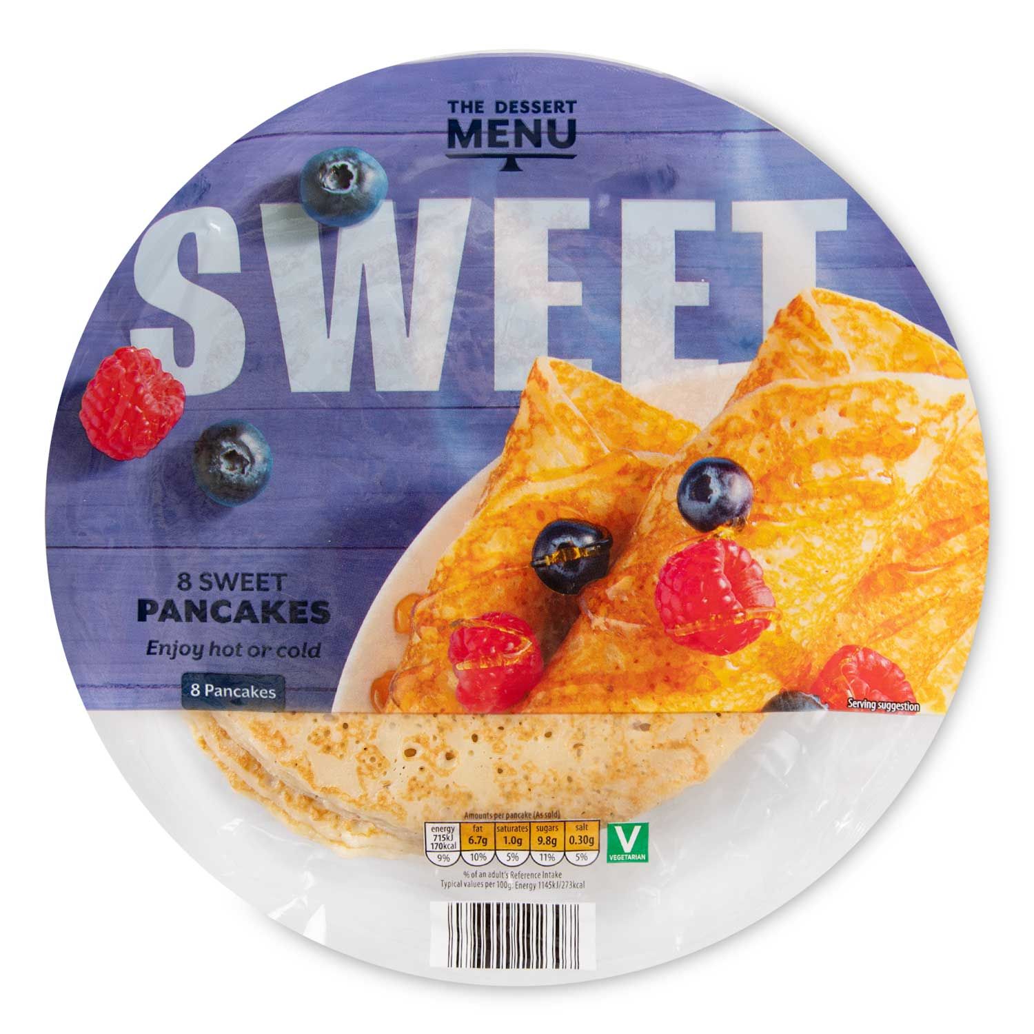 Sweet Pancakes 500g 8 Pack Dessert Menu